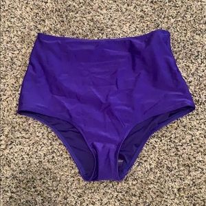 F21 high waisted bikini bottoms